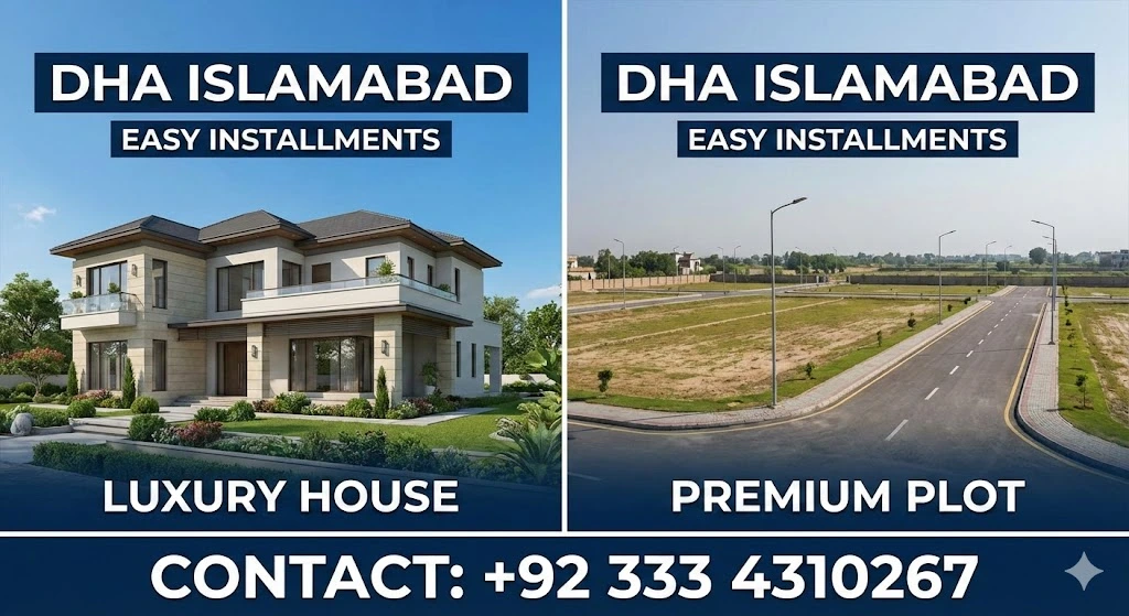 DHA Islamabad plot on easy installment